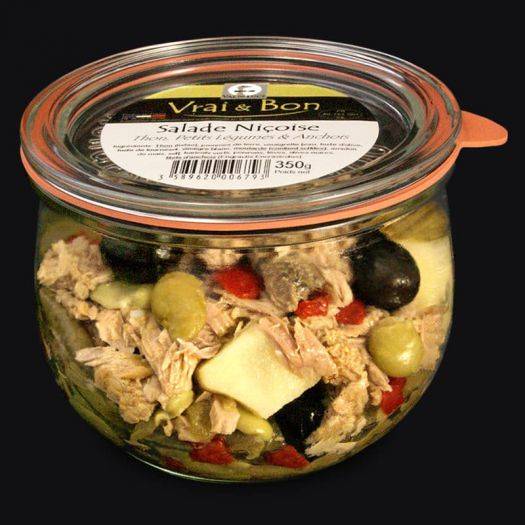 Plat - Salade Niçoise (Thon, petits Légumes & Anchois) - 350g
