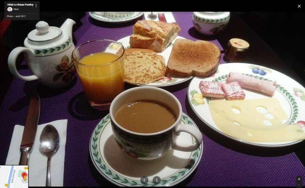 Petit déjeuner chocolaté en room-service