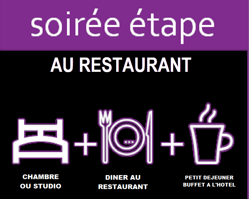 Soirée étape au restaurant à proximité